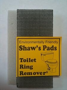 Toilet Ring Remover - Environmentally Friendly Cleaner Pads For Use on Porcelain Toilets, Ceramic Tiles, Sinks And More