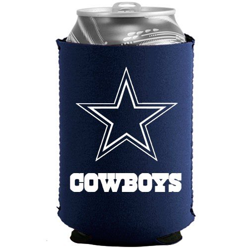 Dallas Cowboys Navy Blue Collapsible Can Coolie by Football Fanatics