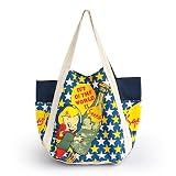 ILEA - [Squash] 100% Cotton Eco Canvas Shoulder Tote Bag / Shopper Bag / Multiple Pockets