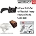Wusthof Creme 8-piece Knife Block Set 99080 With Wusthof Sharpener and Knife Skills DVD