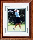 Annika Sorenstam Matted 8x10 in a Solid Wood Frame