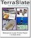 TerraSlate Premium Waterproof Printer Paper, 8 MIL 8.5 x 11 Inches, Durable & Heavy-duty paper (100 Sheets)