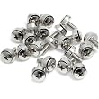 StarTech.com 50 Pack M5 Mounting Screws for Server Rack Cabinet Computer Case CABSCREWS