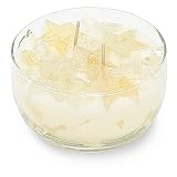 Primal Elements Color Bowl Candle, Buttercream Star, 12-Ounce Jar