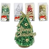 6H Foil Merry Christmas Christmas Tree Decoration (Red)