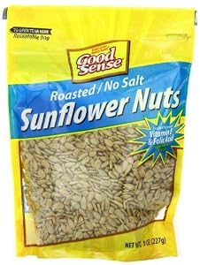 Good Sense Sunflower Nuts,  Roasted No Salt, 8-Ounce (Pack of 12)