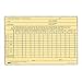 TOPS Weekly Time Report Card, 6 x 4 Inch, Index Bristol Stock, 100-Count, Buff (3017)