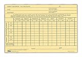 TOPS Weekly Time Report Card, 6 x 4 Inch, Index Bristol Stock, 100-Count, Buff (3017)