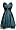 Black/turquoise