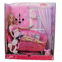 Barbie Think Pink Sofa and Barbie Doll