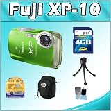 Fujifilm FinePix XP10 12MP Digital Camera w/ 5x Dual Image stabilized Optical Zoom, 2.7