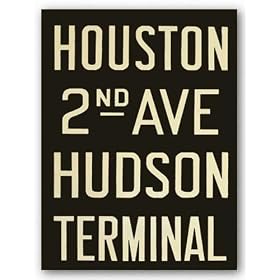 Houston/2nd Ave/Hudson Terminal by Winter Works 12"x9" Art Print Poster