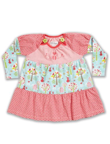 Phister & Philina Baby - M&auml;dchen Kleid P-5099-ROU, Gr. 80, Rot (Rouge Red) Preisvergleich