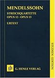 Streichquartette op.12 und 13, Studien-Edition
