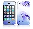 Abstract Purple Decorative Skin Cover Decal Sticker for Apple 2G iPhone (1st Gen)