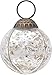 Luna Bazaar Small Mercury Glass Ornament (Ball Design, 2.25-Inch, Silver) - Vintage-Style Decoration