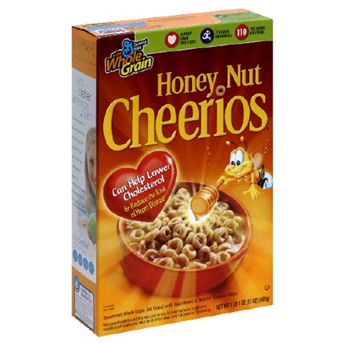 Cheerios Honey Nut Cheerios, 12.5-Ounce Boxes (Pack of 4) by Honey