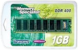 Transcend TS400D-1024 Arbeitsspeicher 1GB 184pin DDR400 DIMM CL 3 - LR