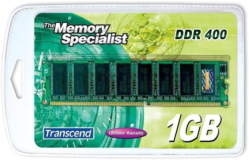 Transcend TS400D-1024 Arbeitsspeicher 1GB 184pin DDR400 DIMM CL 3 - LR Preisvergleich