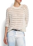 Mango Women’s Openwork Striped Jumper