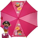 Dora The Explorer Kids Pink Girl Folding Umbrella