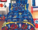 NBA Hoops - Basketball - Comforter Set - Twin/Single Size Bedding