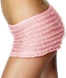 Fever - Ruffle Lace Knicker Short - Pink