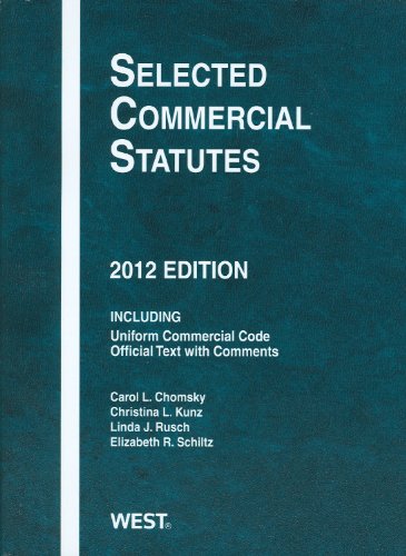 Selected Commercial Statutes, 2012
