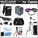 Must Have Accessory Kit For Canon VIXIA HF M41, M40, M400 HD Camcorder Includes Extended (2100Mah) Replacement BP-819 Battery + Ac/Dc Travel Charger + Deluxe Case + Mini HDMI Cable + 50