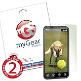 myGear Products CLEAR LifeGuard Screen Protectors for HTC EVO 3D (2 Pack)