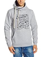 Cross Jeans Sudadera (Gris Jaspeado)