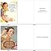 A1245 RED WHITE AND FUNNY: Assorted Box Of 10 Hilarious Birthday Cards, W/12 Envelopes (10 Designs, 1 Card Per Design)