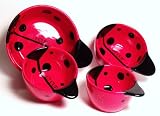 Ceramic Ladybug Kitchen Nesting Measuring Cups - Set of 4