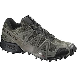 Salomon Men's Speedcross 3 Mountain Trail, Camo Titanium/Dark Titanium/Swamp, 7 M US