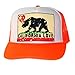 California Love Flag Snapback Mesh Truckers Cap Neon Assorted Colors