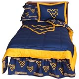 West Virginia Mountaineers Reversible Comforter Set -