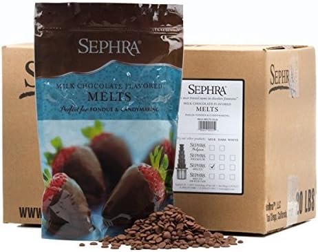 Sephra Chocolate Melts Dipping Fondue (Premium Milk, 2 lbs)