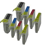 Sophia Global Compatible Ink Cartridge Replacement for HP 10 and HP 11 (2 Black, 2 Cyan, 2 Magenta, 2 Yellow)