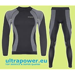 Webster hochwertiges Herren SET Funktionsshirt + Funktionshose lang (3D Strick, Gr��en S-XXL, unisex, Skiunterw�sche, Motorradunterw�sche)