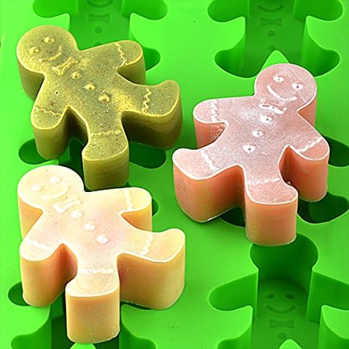 Soap Molds Silicone Molds Silicone Baking Molds Ginger Bread Man Mold 3.5oz 100g