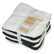 Home Washcloths 7-pk. - Black/ White