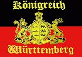 Flagge Fahne K�nigreich W�rttemberg 90 * 150 cm - 