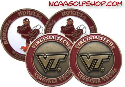 Virginia Tech Hokies Golf Ball Markers