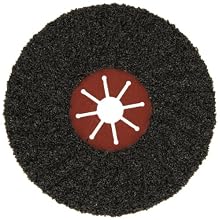 Norton FastCut Type 27 Abrasive Disc, Fiber Backing, Silicon Carbide, 7" Diameter, Grit 16  (Pack of 1)