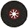 Norton FastCut Type 27 Abrasive Disc, Fiber Backing, Silicon Carbide, 7" Diameter, Grit 16  (Pack of 1)