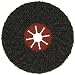 Norton FastCut Type 27 Abrasive Disc, Fiber Backing, Silicon Carbide, 7" Diameter, Grit 16  (Pack of 1)
