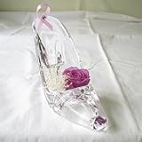 敬老の日プレゼント プリザーブドフラワー ラベンダーバラ 花 誕生日プレゼント 女性 プレゼント 花 ギフト 花束 バラの花 プリザーブドフラワー フラワー シンデレラの靴１個（長さ１２ｃｍ 高さ１０