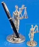 Scales of Justice Pen Holder - Desk Art by Jac Zagoory