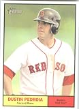 2010 Topps Heritage #421 Dustn Pedroia - Boston Red Sox (Baseball Cards)