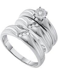 0.15CT DIAMOND FANOOK TRIO SET